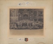 1914_June (Tolkien leaning on vine)